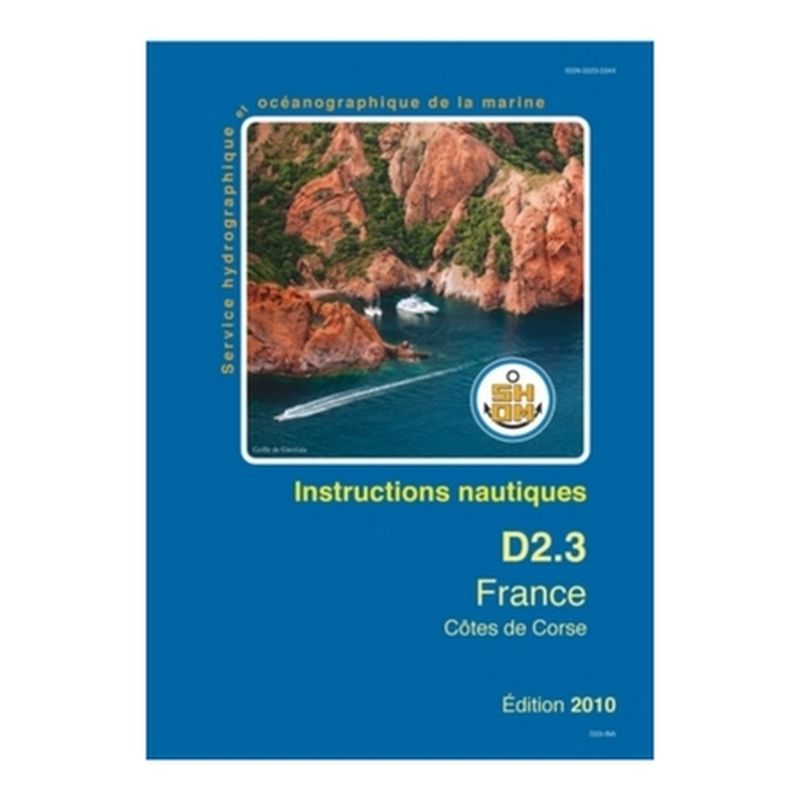 Instructions nautiques D23 France (Côtes de Corse)
