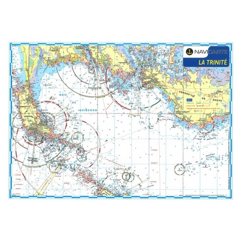 Set de Table-Carte Marine Navicarte Mininav La Trinité (Baie de Quiberon)